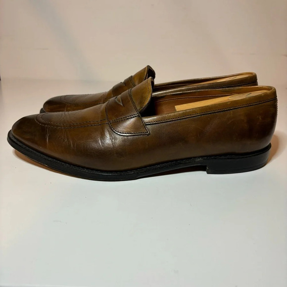Allen Edmonds "Lake Forest" Penny Loafers 11.5 D Cordovan DISCONTINUED STYLE - Picture 3 of 9